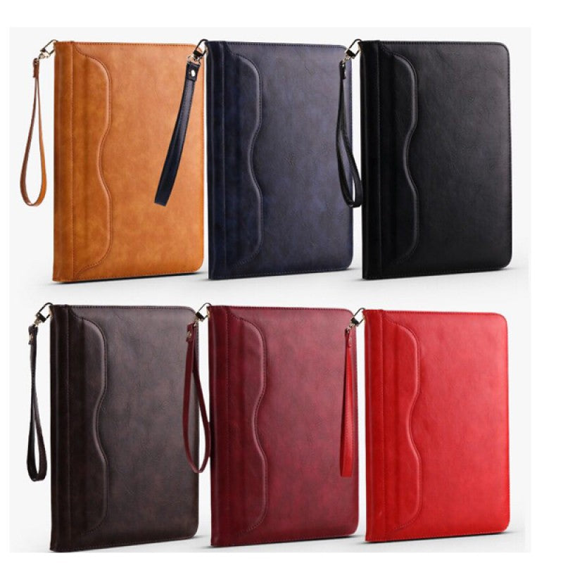 Ipad Premium Leather Case with strap for Ipad 5/6 - 9.7 Ipad Premium Leather Case with strap for Ipad 5/6 - 9.7